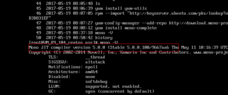 服务器维护 CentOS 7.2下安装Mono 5.0
