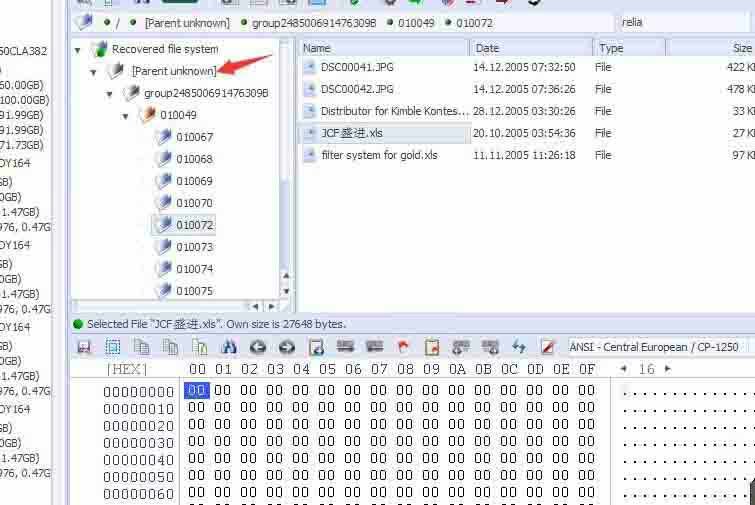 成功恢复客户删除的文件。